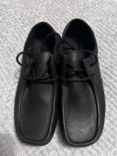 Black Wallaby Style Shoes Size 9