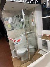 Roman Wet room Screen 950x2mx430 insert Chanel and wall stay (RRP £2480) 10mm