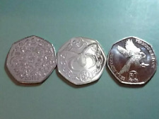 2011 WWF 50p coin with falcon