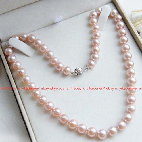 8mm pink freshwater - 7-8mm,