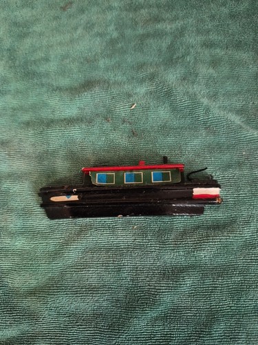 Mini canal boat wooden model - mini,