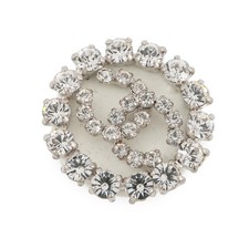 CHANEL Brooch CC Logo Circle