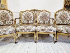 Antique French Sofa And Chairs