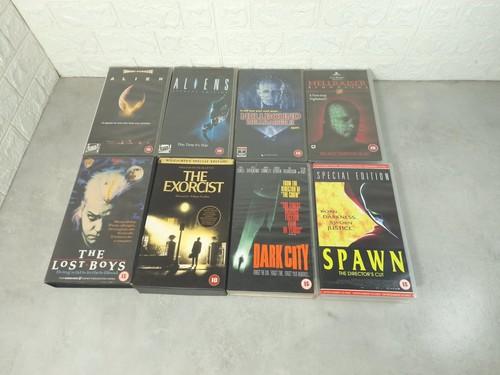 Horror vhs video - vhs, tape