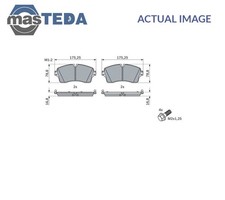 0 986 424 871 BRAKE PADS SET