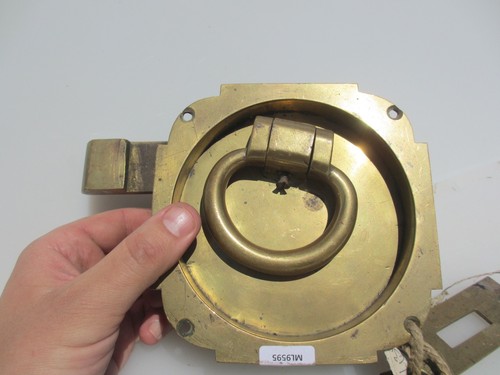 Antique brass lever door - lever,