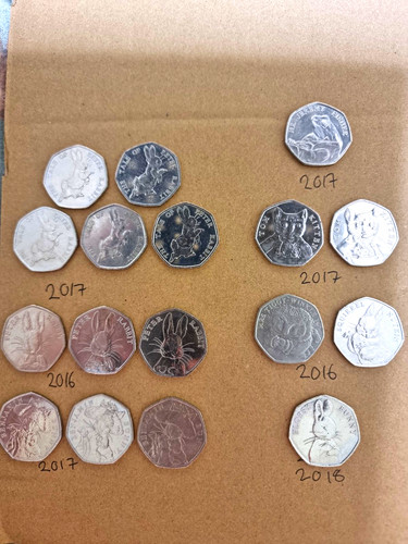 British 50p beatrix potter - beatrix,
