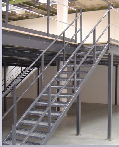 New mezzanine floor staircase - new,