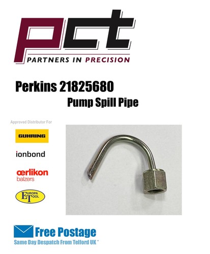 Fuel pump spill pipe perkins - pipe,