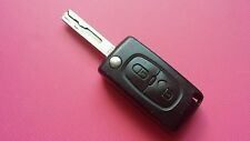 CITROEN: C1 C2 C3 C4 BERLINGO ETC ALARM REMOTE CONTROL 2 BUTTON FLIP KEY FOB #
