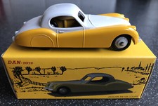 Dinky Toys 157/Dan Toys DAN-259 Jaguar XK120 Coupe In Yellow/Grey - Last One