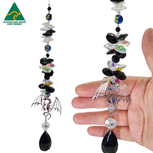 Black dragon crystal - black,