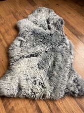 Made.com Chunky Sheepskin Grey
