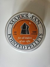 Airgun Rifle Pistol Ammo Hunting Pellets 500 x Marksman .22 / 5.5mm Pointed