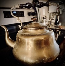 Large antique brass teapot wmf - antique,