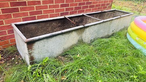 Galvanised metal rectangular - galvanised,