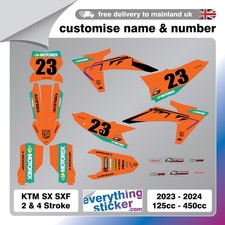 CUSTOM KTM MX Graphics Kit