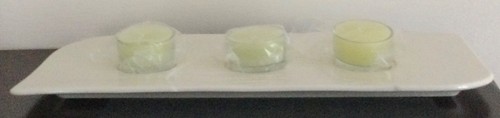 Belleek living tealight tray - living,