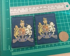 RAF Warrant Officers QC Cloth Epaulette Rank Badge. (Pair)