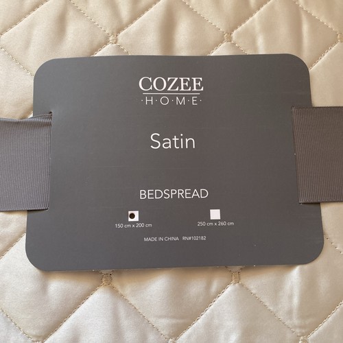 Cozee home satin bedspread - home,