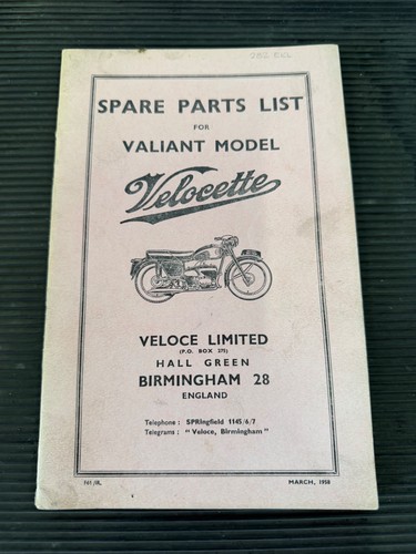 Original 1958 velocette - 1958,
