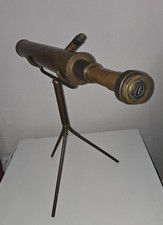 Rare Ww1 British Army Spotting  Telescope On Stand Dated 1914 Large Item