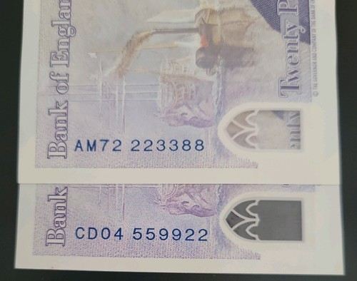 Polymer twenty pound note - c, 20