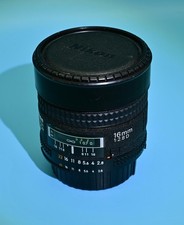 Nikon AF Fisheye 16mm f2.8 D Wide Angle lens free UK postage unboxed .