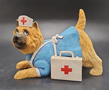 Enesco Dapper Dogs A8407 Alice Cairn Terrier dog figurine Nurse