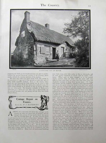 Antique old print 1902 - old,