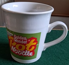 Golden Wonder Pot Noodle Mug Vintage 1990s Ceramic collectable 