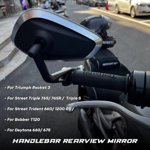 Handlebar bar end - handlebar, rearview