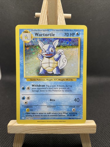 Wartortle 002 034 holo - wartortle, 002/034