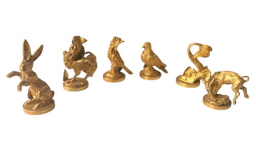 Vintage italy gold plated mini - plated,