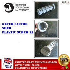 Keter Factor Plastic Screws Shed Replacement Part CO - NEW REINFORCED QUALITY