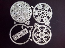 Christmas Baubles and caps die