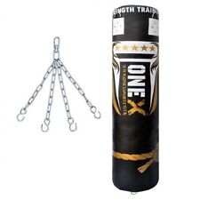 ONEX 5ft Heavy Filled Punch Bag Boxing MMA Punching Kick Muay Thai Knee Elbow