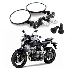 7/8" Foldable Motorcycle Bar End Side Mirrors For Yamaha MT-03 MT-07 MT-09 MT-10