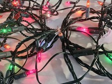 B1 Noma 80 Carnival Twinkling Indoor Outdoor Christmas Lights 100% Working MINT