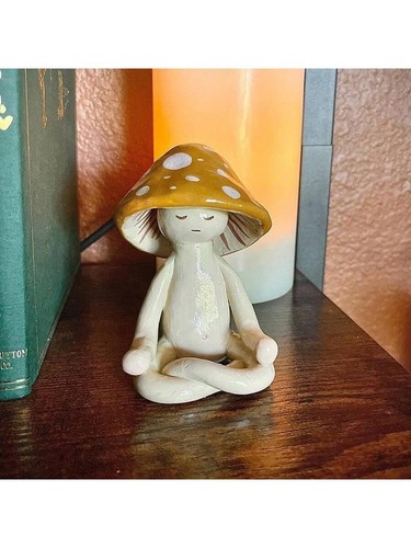 1pc cute yoga mushroom - cute,