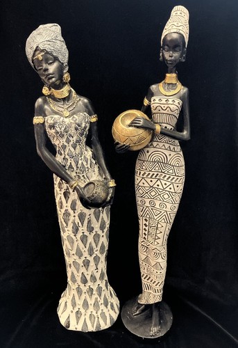African women figurines - african,