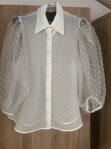 Zara white blouse size - zara,