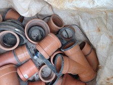 underground drainage 110mm fittings (Job Lot) 