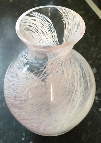 Vintage caithness glass vase - glass,