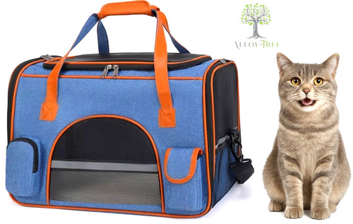 Fabric pet cat carrier - cat, crate