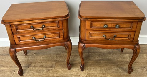 Pair bedside tables vintage - pair,