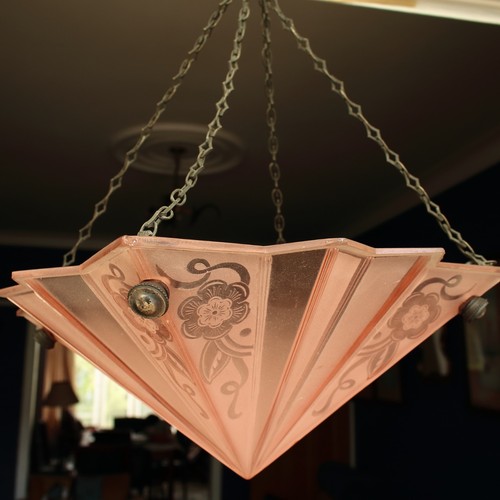 Art deco ceiling light pendant - art,