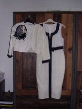 neat ladies navy and Cream