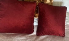 2 Red Cushions Covers INC