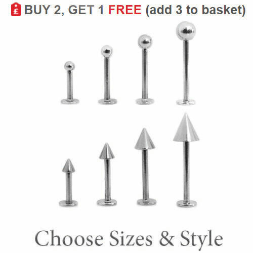 Labret bars lip stud - labret,